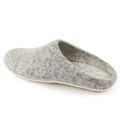 Women's Wool Slippers - Grey